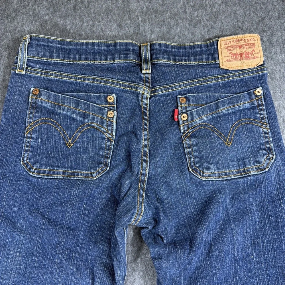 Levis 512 Women's Size 7‎ Capri Slim Taper Stretch Blue Denim Jeans